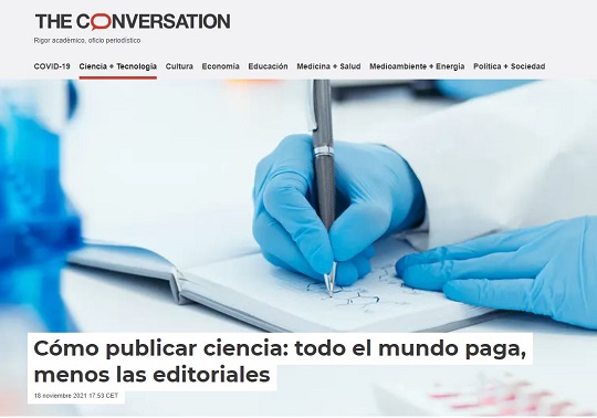 Cómo publicar ciencia: todo el mundo paga, menos las editoriales